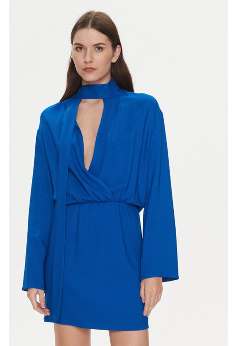 Rochie dama - 303646110 - Viscoza - Albastru Rochie dama - 303646110 - Viscoza - Albastru