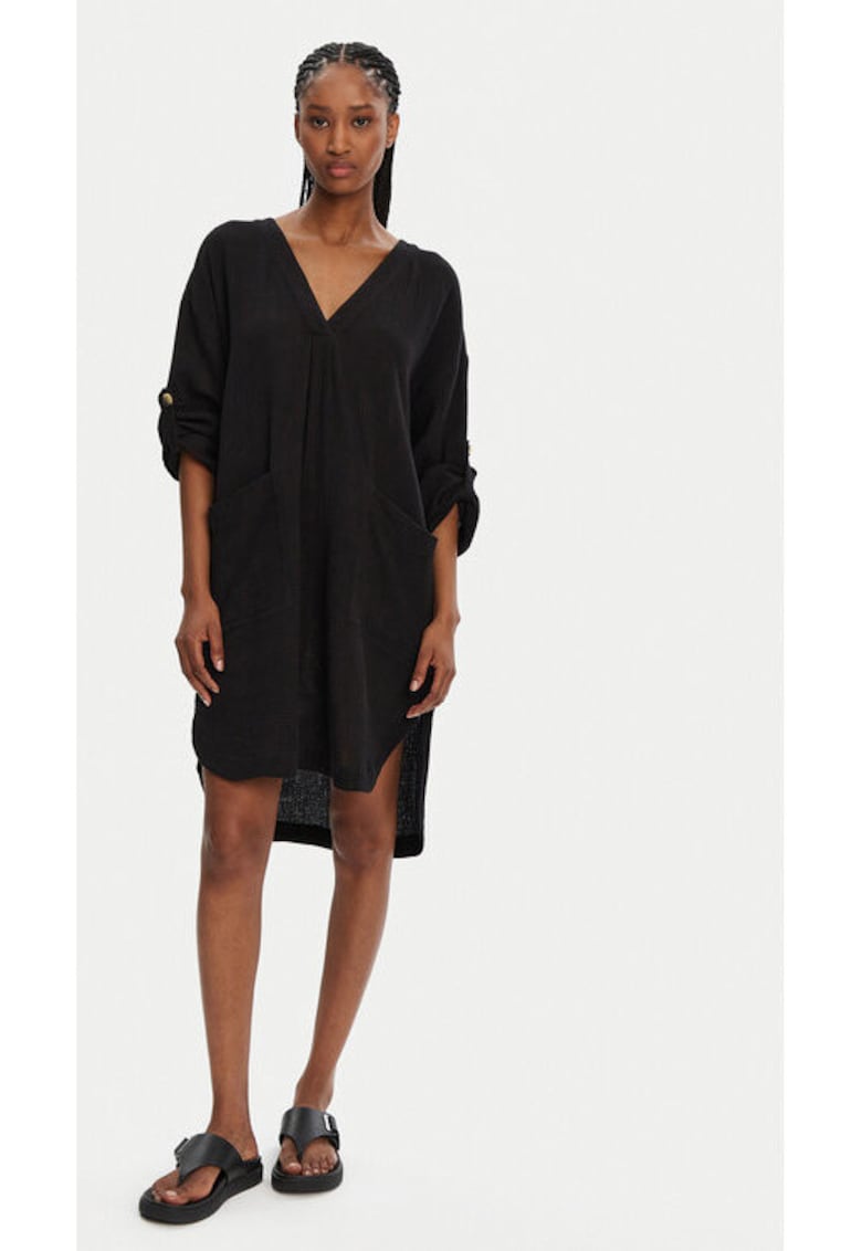 Rochie dama - 304990731 - Bumbac - Negru Rochie dama - 304990731 - Bumbac - Negru