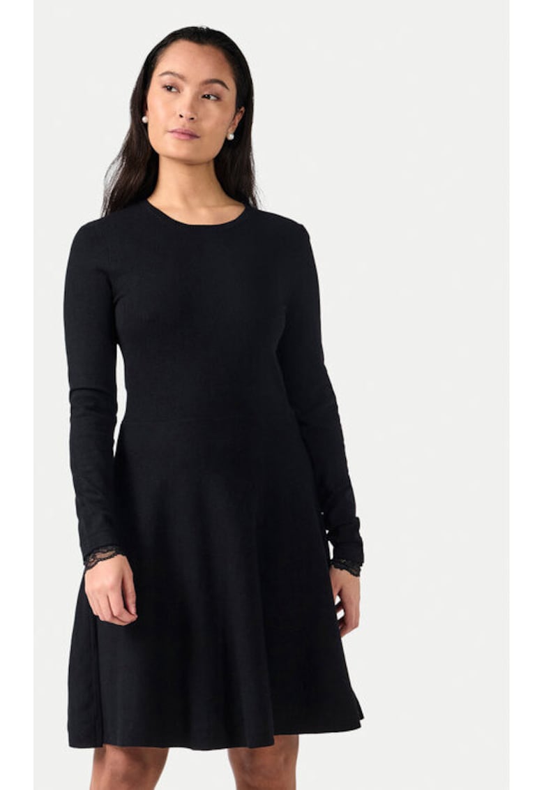 Rochie dama -  304518171 - Viscoza/Nylon - Negru Rochie dama -  304518171 - Viscoza/Nylon - Negru