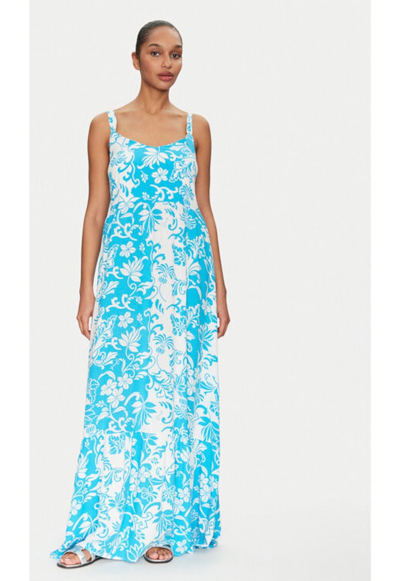 Rochie dama - 305244833 - Viscoza - Albastru