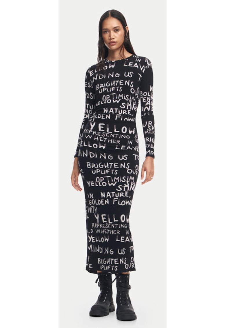 Rochie dama - 304907869 - Viscoza - Negru Rochie dama - 304907869 - Viscoza - Negru