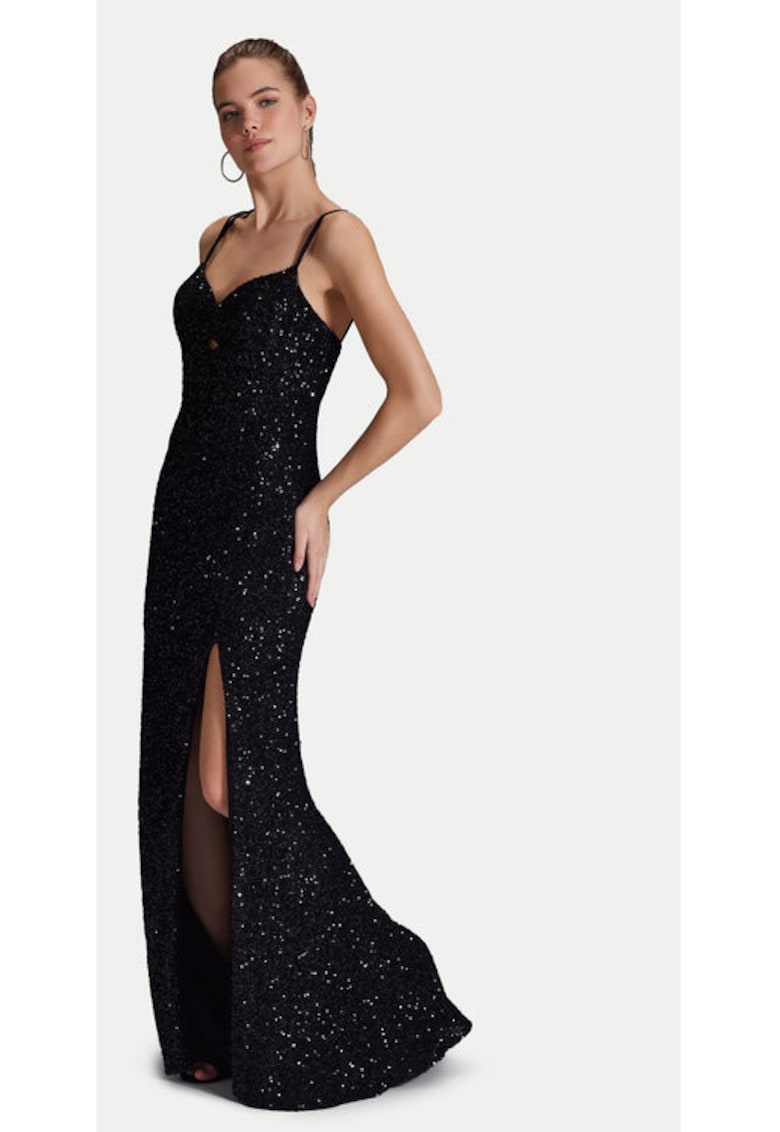 Rochie dama - 304886591 - Poliester - Negru