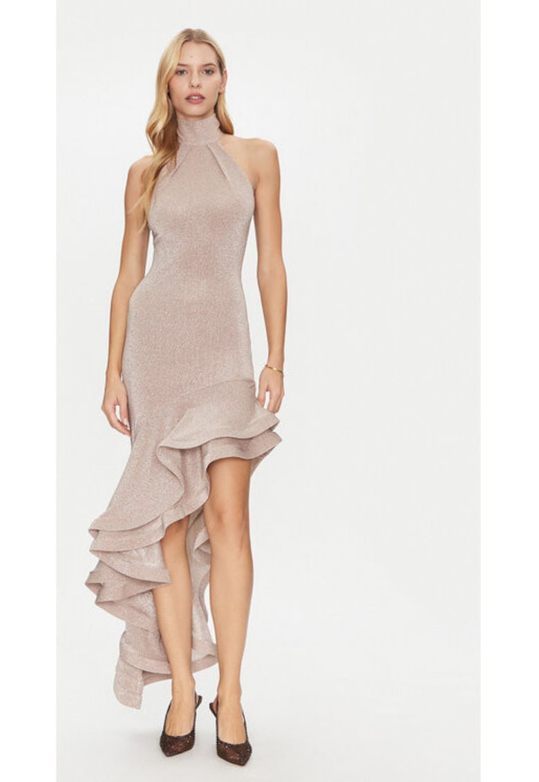 Rochie dama -  305172624 - Poliester/Poliamida/Elastan - Auriu