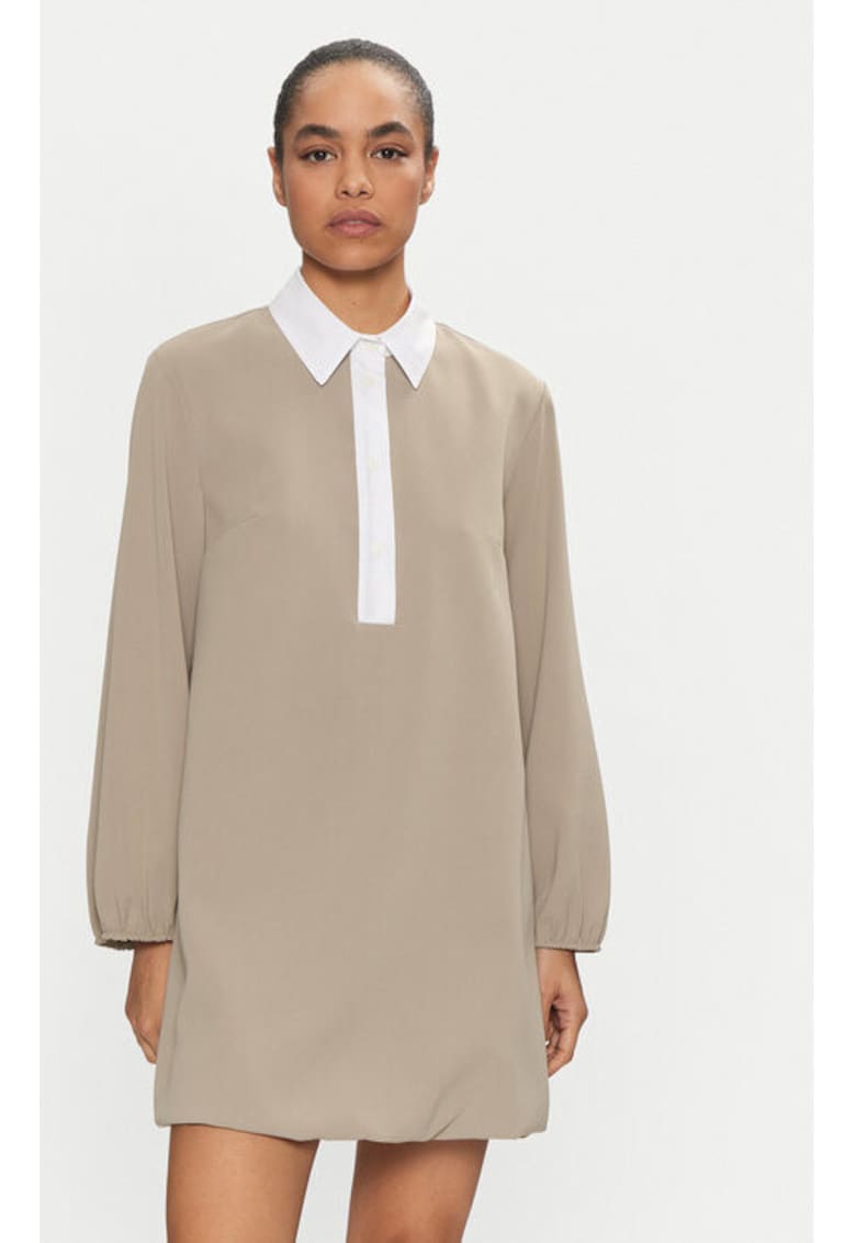 Rochie dama - 305014146 - Poliester - Bej