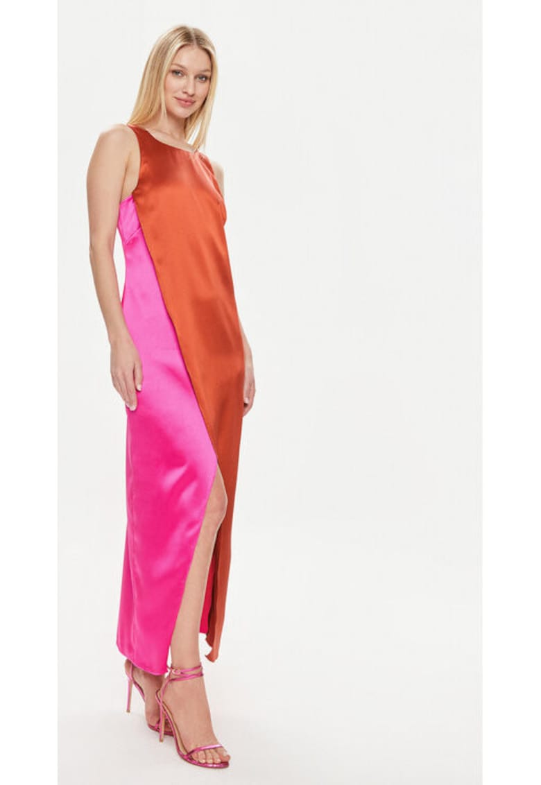 Rochie dama - 304227486 - Poliester - Portocaliu Rochie dama - 304227486 - Poliester - Portocaliu