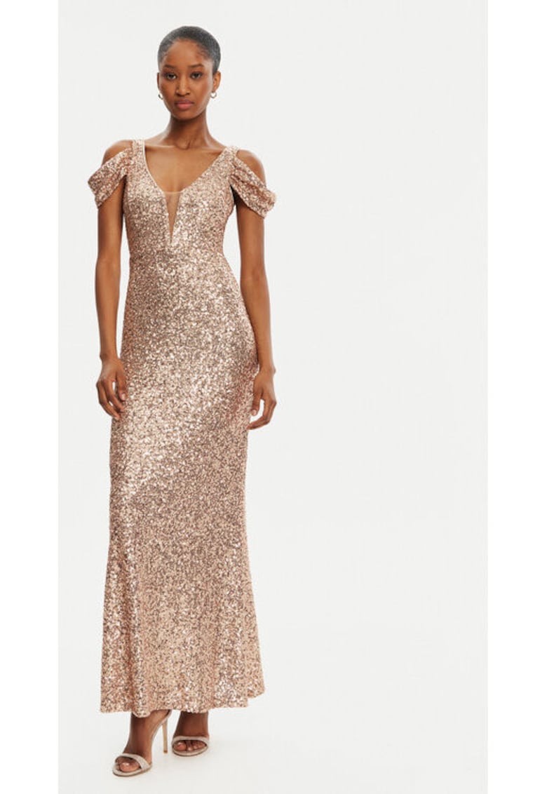 Rochie dama -  305265784 - Poliester - Auriu