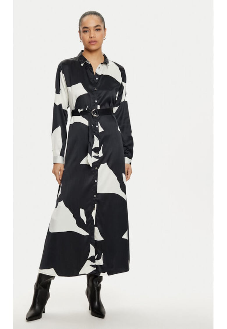 Rochie dama - 304767999 - Poliester reciclat/Poliester - Negru Rochie dama - 304767999 - Poliester reciclat/Poliester - Negru