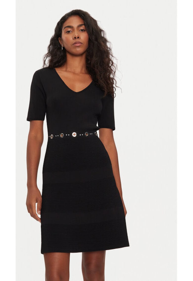 Rochie dama -  304483042 - Viscoza/Poliamida - Negru