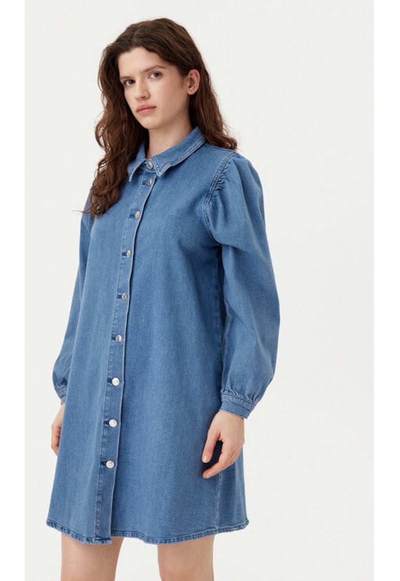 Rochie dama - 305191489 - Bumbac - Albastru Rochie dama - 305191489 - Bumbac - Albastru