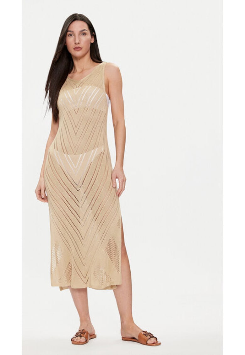 Rochie dama - 303690182 - Viscoza - Bej Rochie dama - 303690182 - Viscoza - Bej