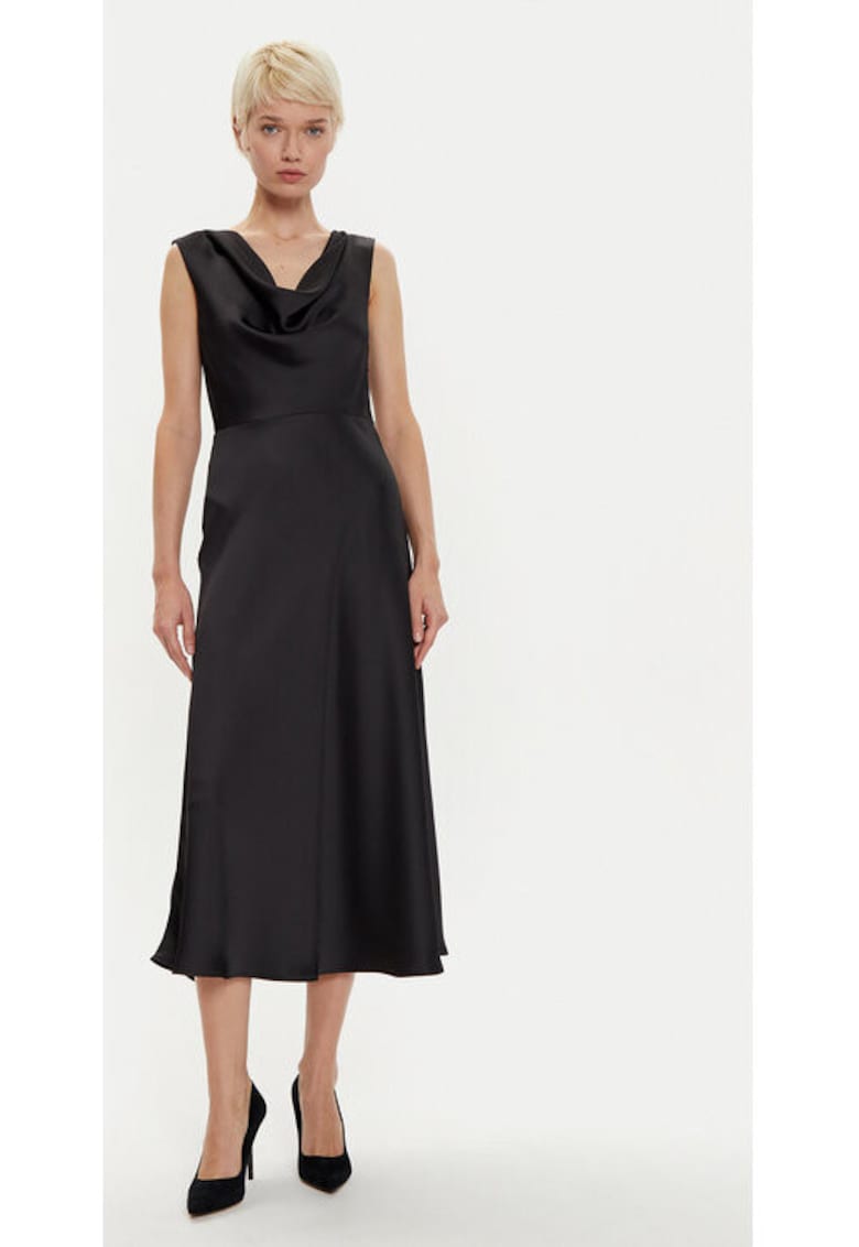 Rochie dama - 304811371 - Poliester - Negru