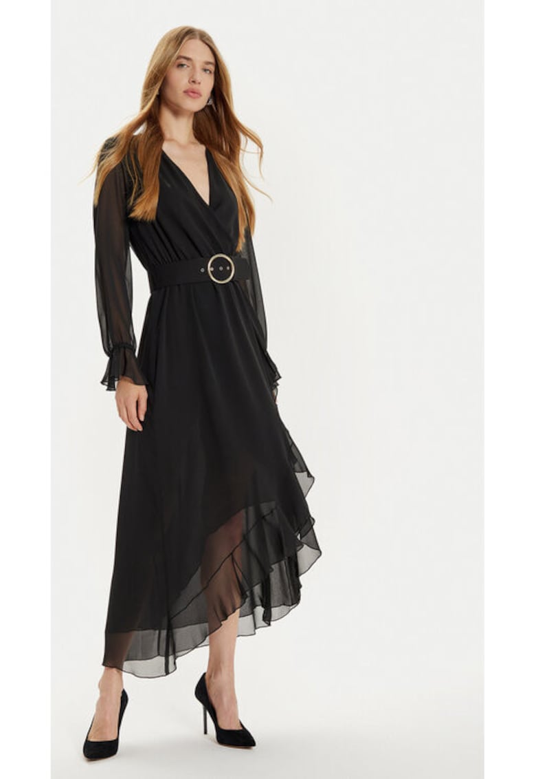 Rochie dama - 304891151 - Poliester - Negru