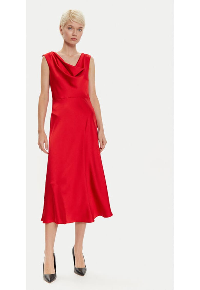 Rochie dama - 304811388 - Poliester - Negru - Negru