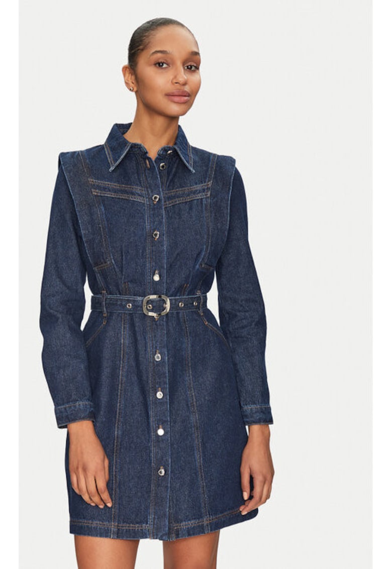 Rochie dama - 305253408 - Bumbac - Albastru Rochie dama - 305253408 - Bumbac - Albastru