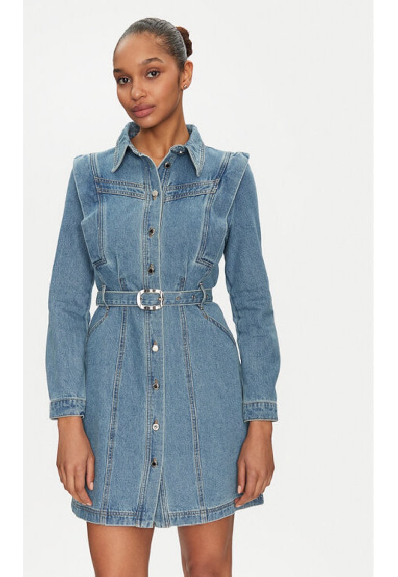 Rochie dama - 305253415 - Bumbac - Gri Rochie dama - 305253415 - Bumbac - Gri