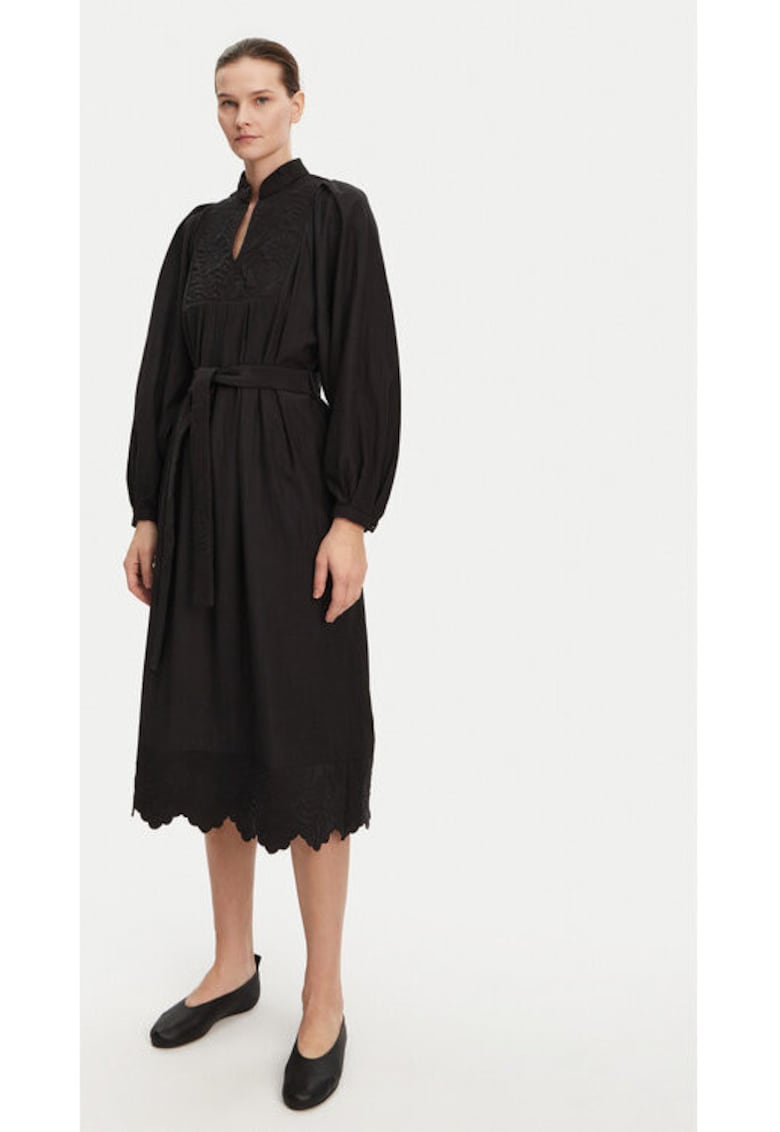 Rochie dama -  304892929 - Cupru/Bumbac organic - Negru