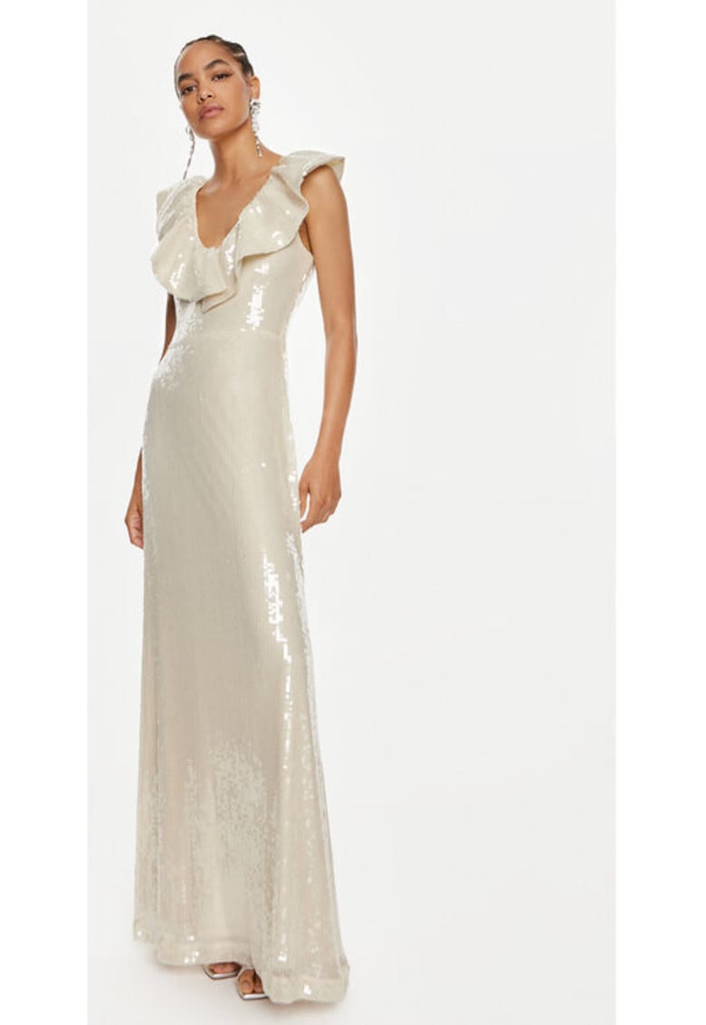 Rochie dama - 304471582 - Poliester recliclat - Bej