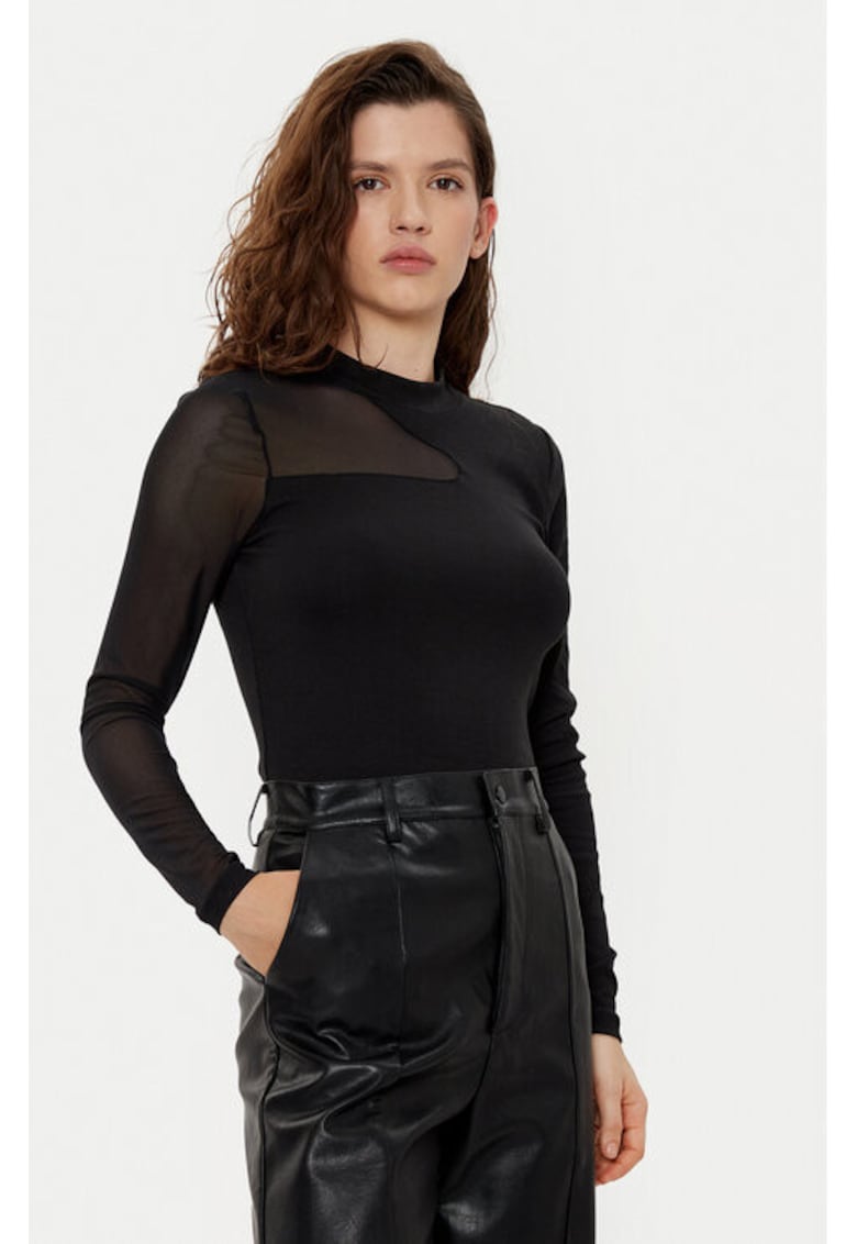 Bluza dama -  304768149 - Bumbac organic - Negru