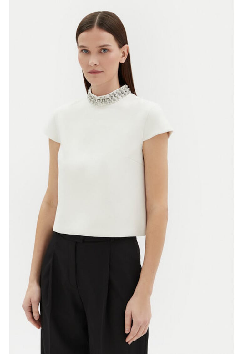 Bluza dama - 305246448 - Poliester - Bej - Bej