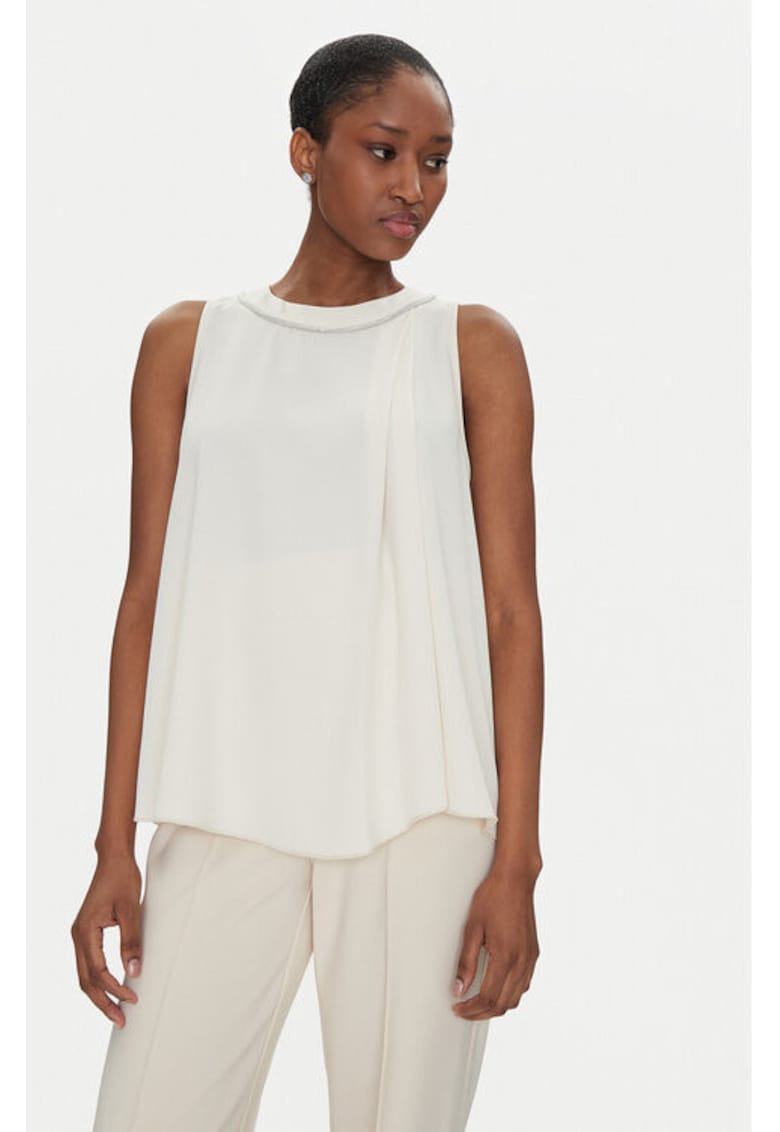 Bluza dama - 305265470 - Poliester - Bej - Bej