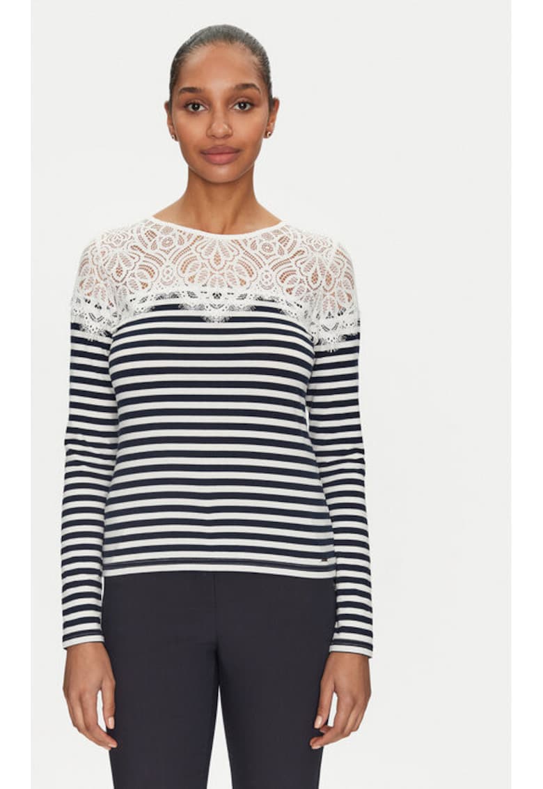 Bluza dama -  305253620 - Poliester/Bumbac/Elastan - Albastru