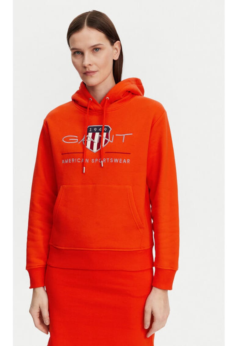 Bluza dama - 305366986 - Bumbac/Poliester - Portocaliu - Portocaliu