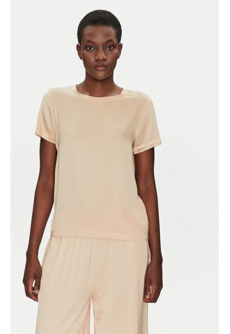 Bluza dama - 305389473 - Viscoza - Bej - Bej