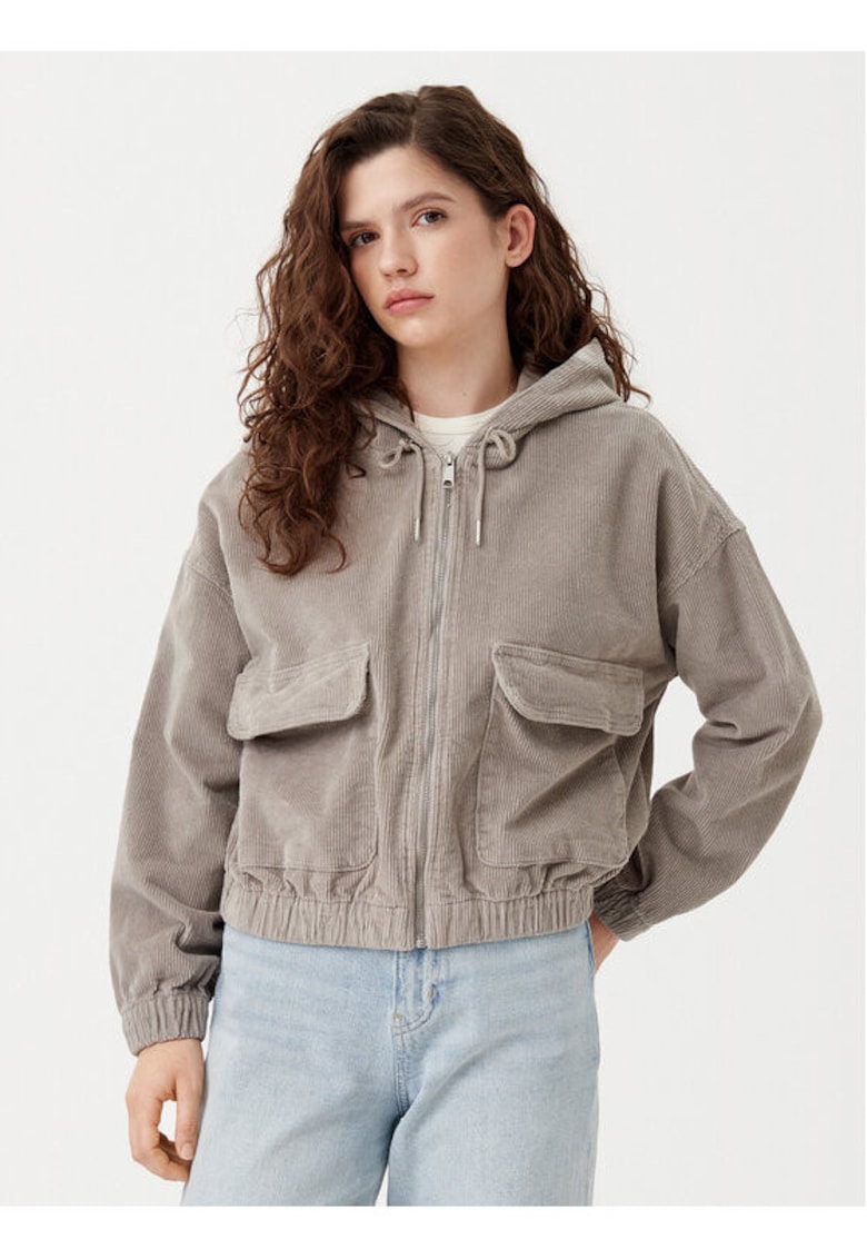 Bluza dama - 304783777 - Bumbac - Gri Bluza dama - 304783777 - Bumbac - Gri