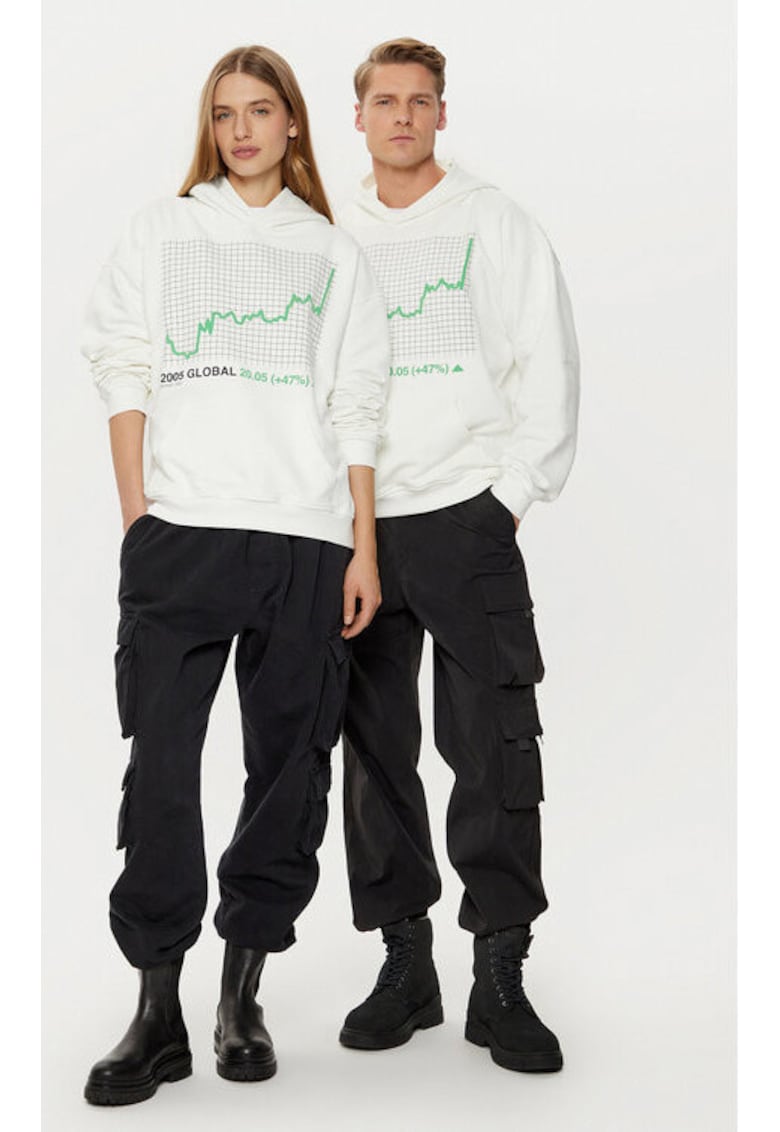 Bluza unisex - 304683657 - Bumbac - Alb Bluza unisex - 304683657 - Bumbac - Alb