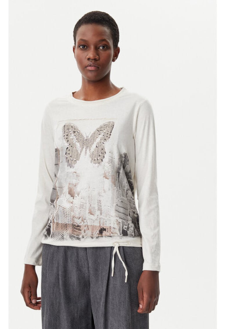 Bluza dama -  305137869 - Bumbac/Poliester - Bej Bluza dama -  305137869 - Bumbac/Poliester - Bej