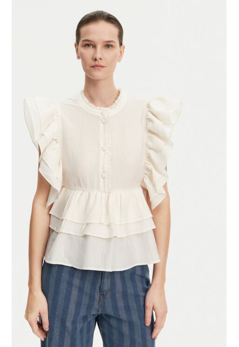 Bluza dama - 304892844 - Lyocell - Bej Bluza dama - 304892844 - Lyocell - Bej