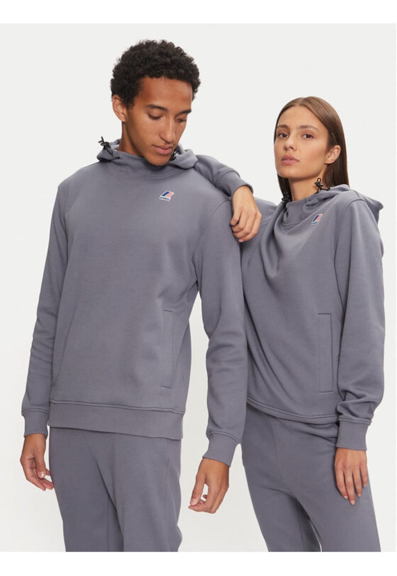 Bluza unisex - 304584626 - Poliester/Bumbac - Albastru Bluza unisex - 304584626 - Poliester/Bumbac - Albastru