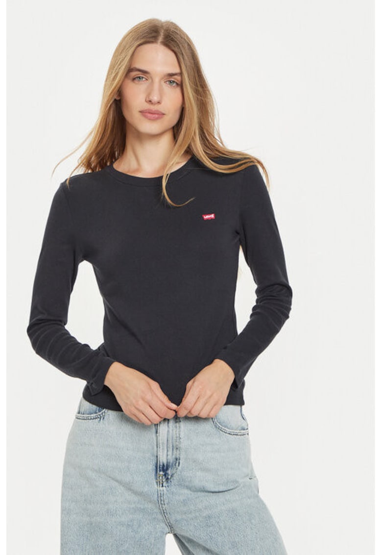 Bluza dama - 304252891 - Bumbac - Negru