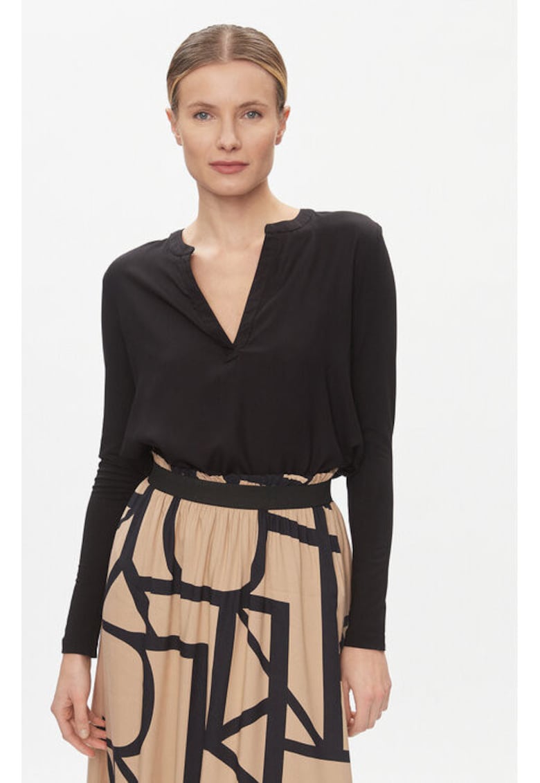 Bluza dama -  303580698 - Viscoza - Negru Bluza dama -  303580698 - Viscoza - Negru