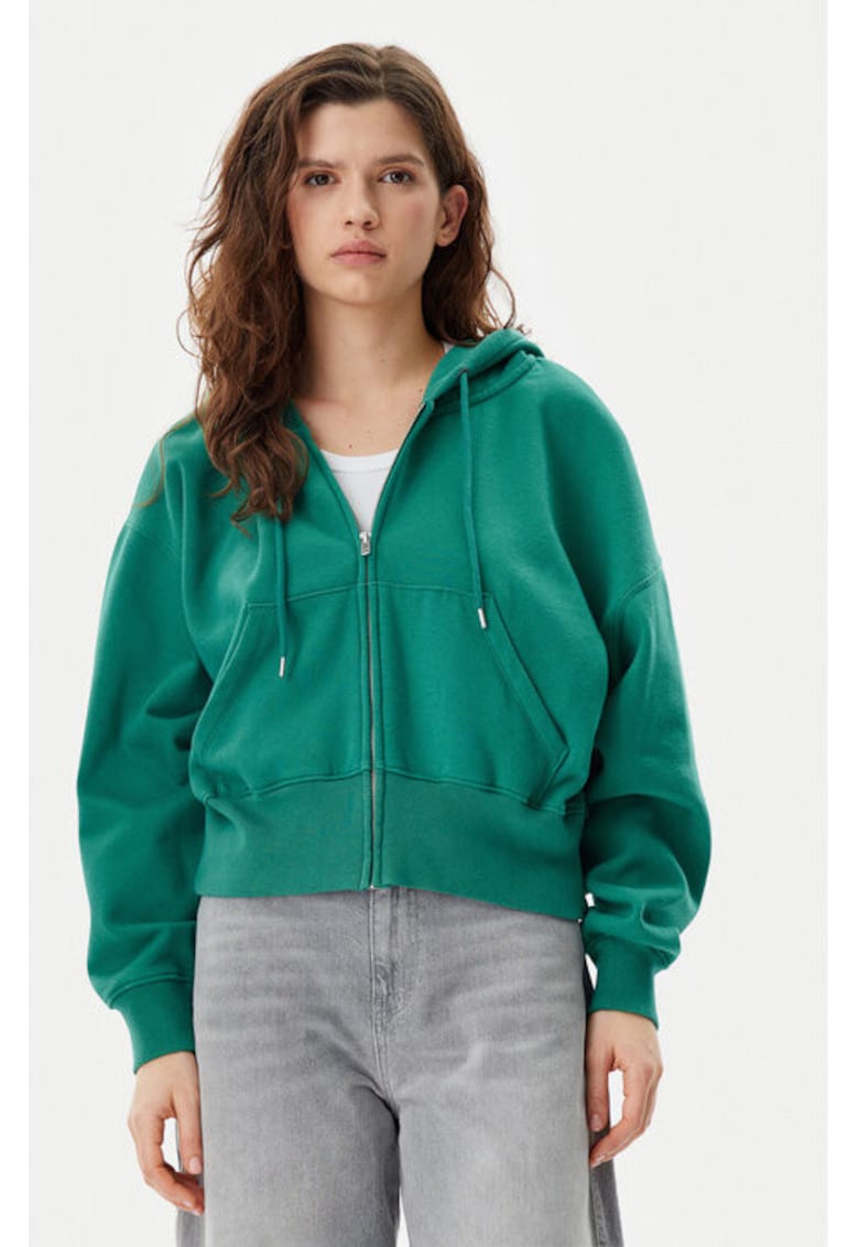 Bluza dama - 305290281 - Bumbac/Poliester - Verde