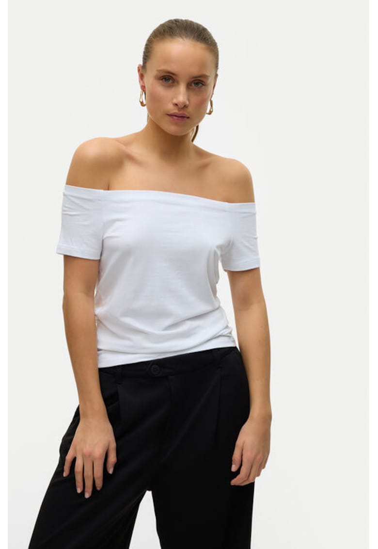 Bluza dama - 304951565 - Modal/Bumbac/Elastan - Alb