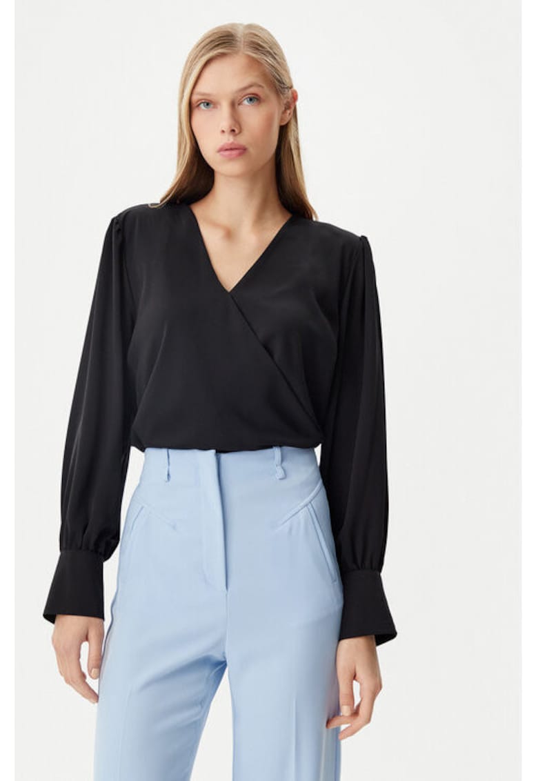 Bluza dama - 305317643 - Poliester - Negru - Negru