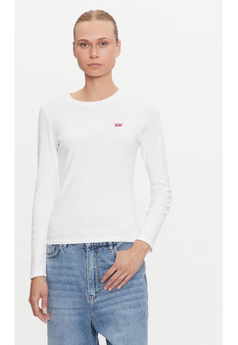 Bluza dama -  304252846 - Bumbac - Alb