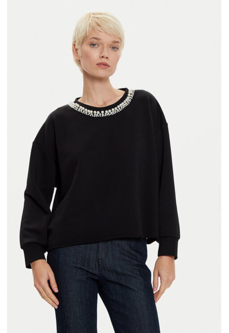 Bluza dama - 304902543 - Bumbac/Nylon - One Size INTL - Negru