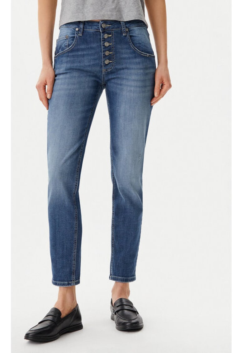 Blugi dama - 305299451 - Bumbac - Albastru Blugi dama - 305299451 - Bumbac - Albastru