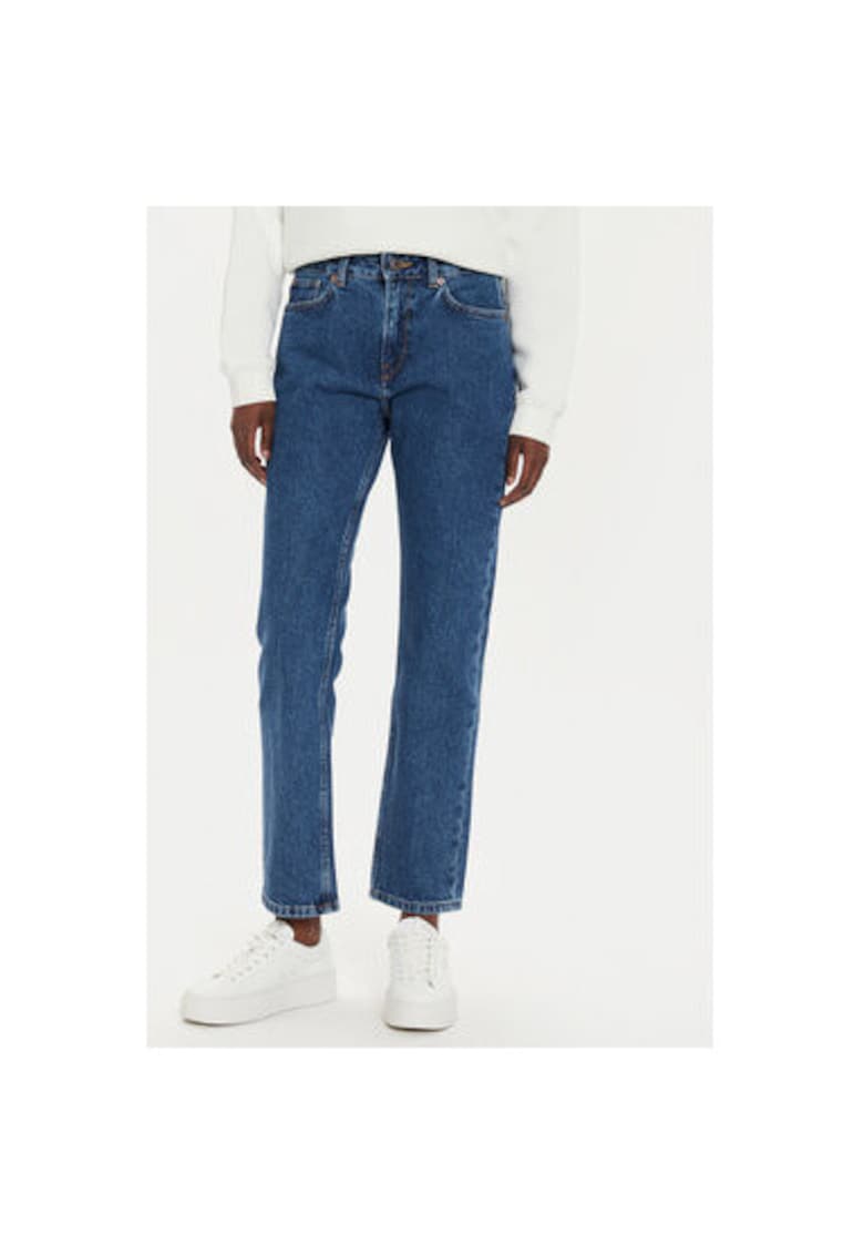 Pantaloni dama PL204730CT9 - Bumbac - Bleumarin - Bleumarin