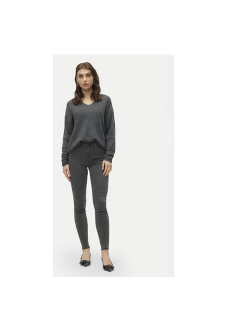 Blugi dama - 304470608 - Bumbac/Poliester - Gri - Gri