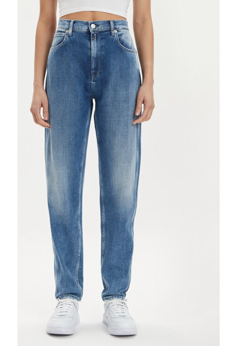 Blugi dama - 303878498 - Bumbac/Lyocell - Albastru