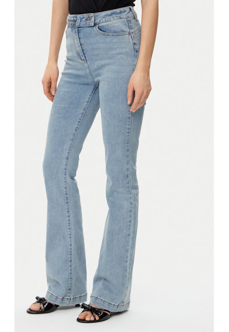 Blugi dama - 305253323 - Bumbac/Poliester - Albastru