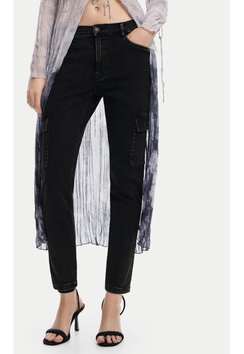 Blugi dama - 304477751 - Bumbac/Poliester - 34 EU - Negru Blugi dama - 304477751 - Bumbac/Poliester - 34 EU - Negru