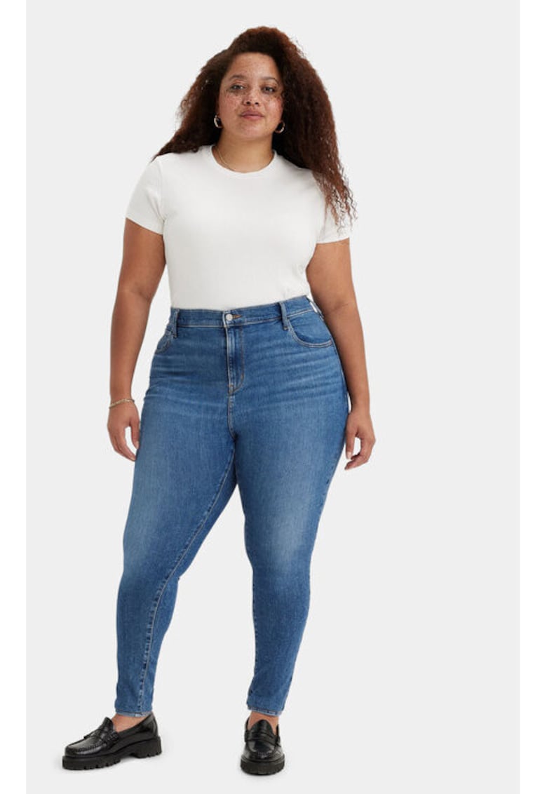 Blugi dama - 303865986 - Bumbac/Lyocell - Albastru