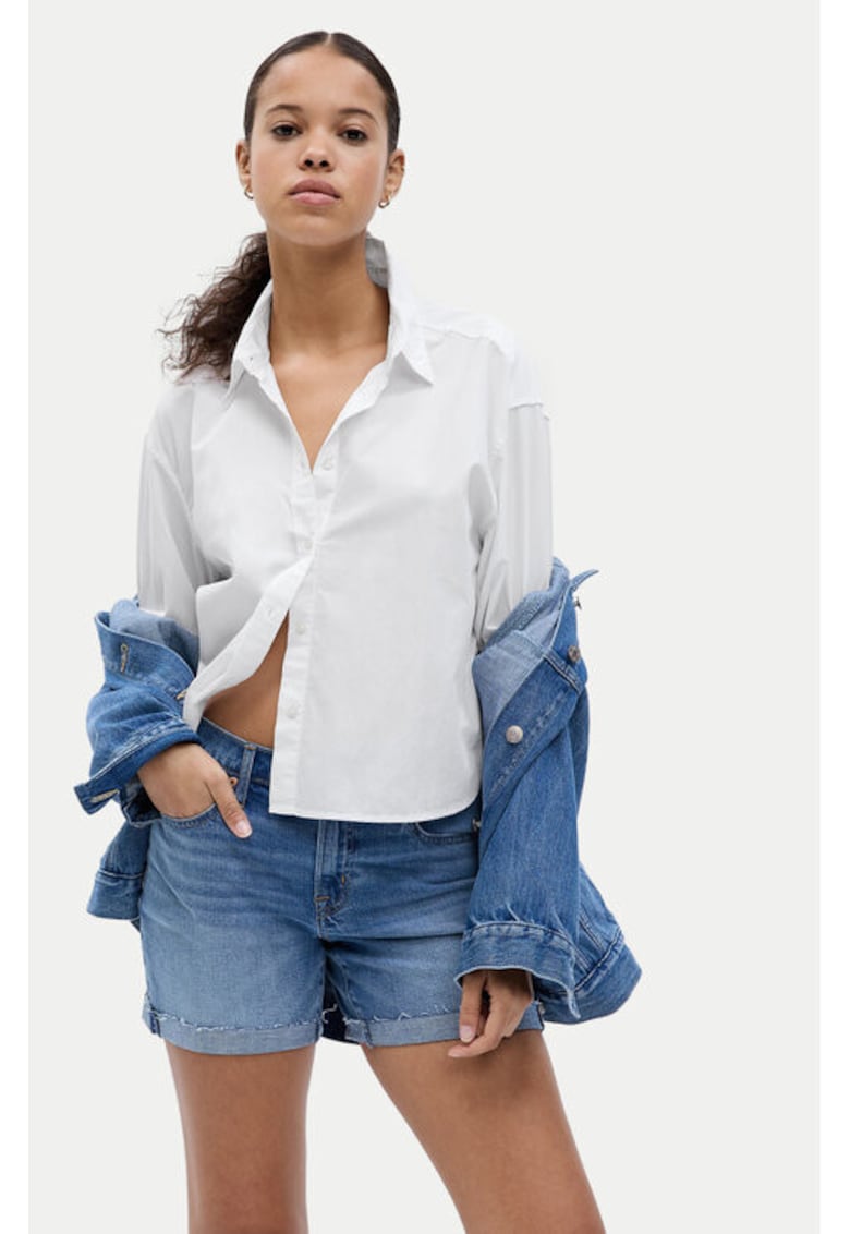 Blugi dama - 304144776 - Bumbac - Albastru - Albastru
