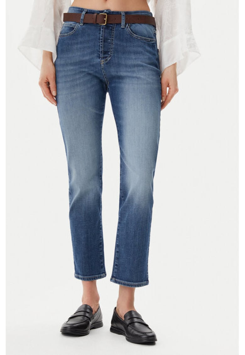 Blugi dama - 305299444 - Bumbac - Albastru Blugi dama - 305299444 - Bumbac - Albastru