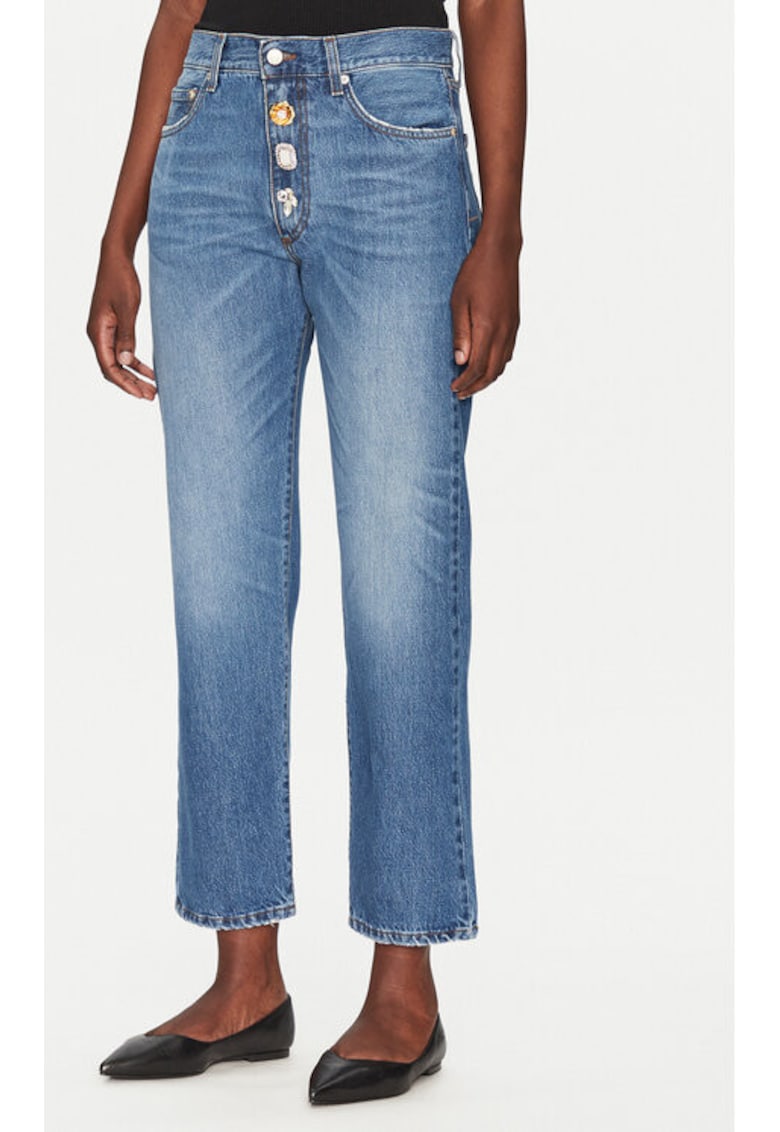 Blugi dama - 305405531 - Bumbac - Albastru