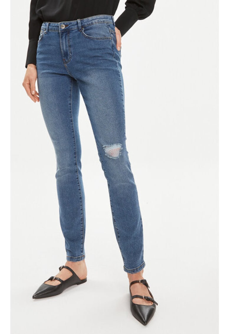 Blugi dama - 303614539 - Bumbac/Poliester - XS-L30 EU - Albastru